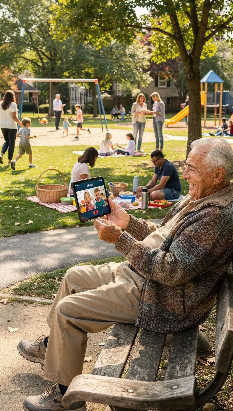 Person wearing smartwatch for health tracking